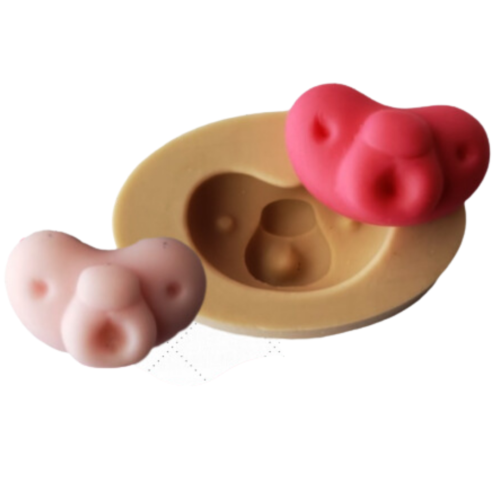Molde de Silicone para Biscuit Chupeta G - Cód 096
