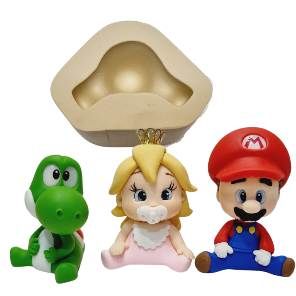 Molde de silicone Corpinho sentado universal Paixão - Tam M ( antigo G) - cód 245