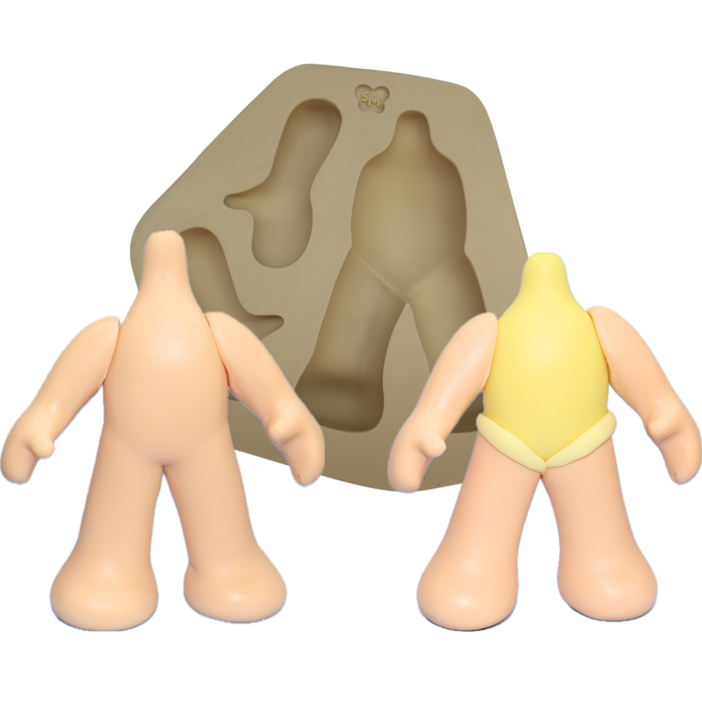 Molde de Silicone Corpo Iti Malia - G (somente o corpo) - Cód 1369
