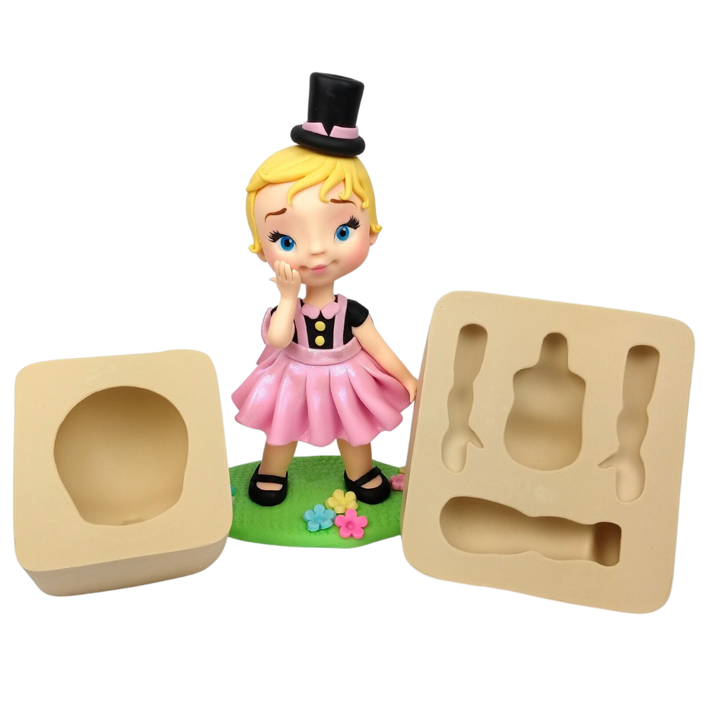 Molde de Silicone Corpo Modelado  G