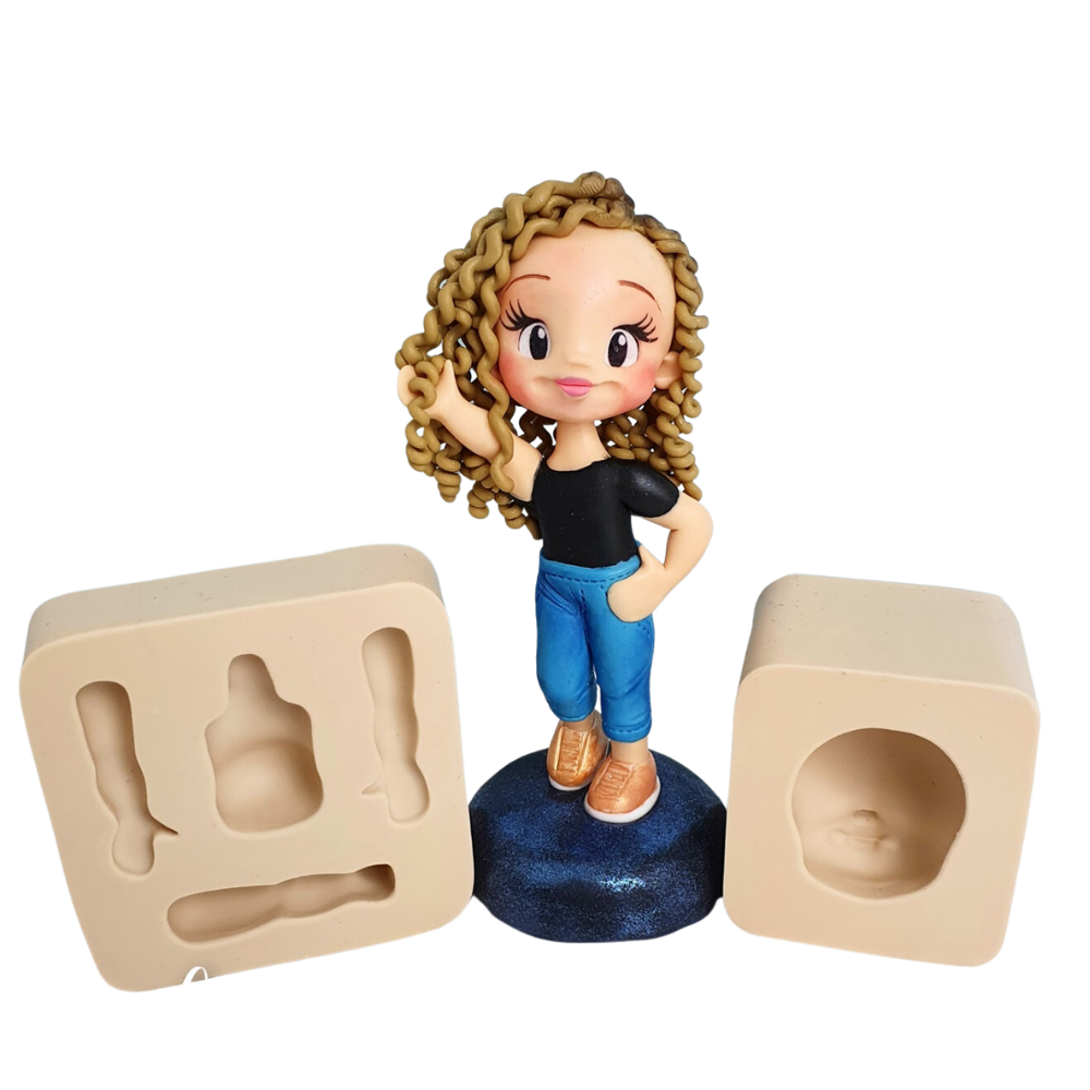 Molde de Silicone Corpo Modelado P
