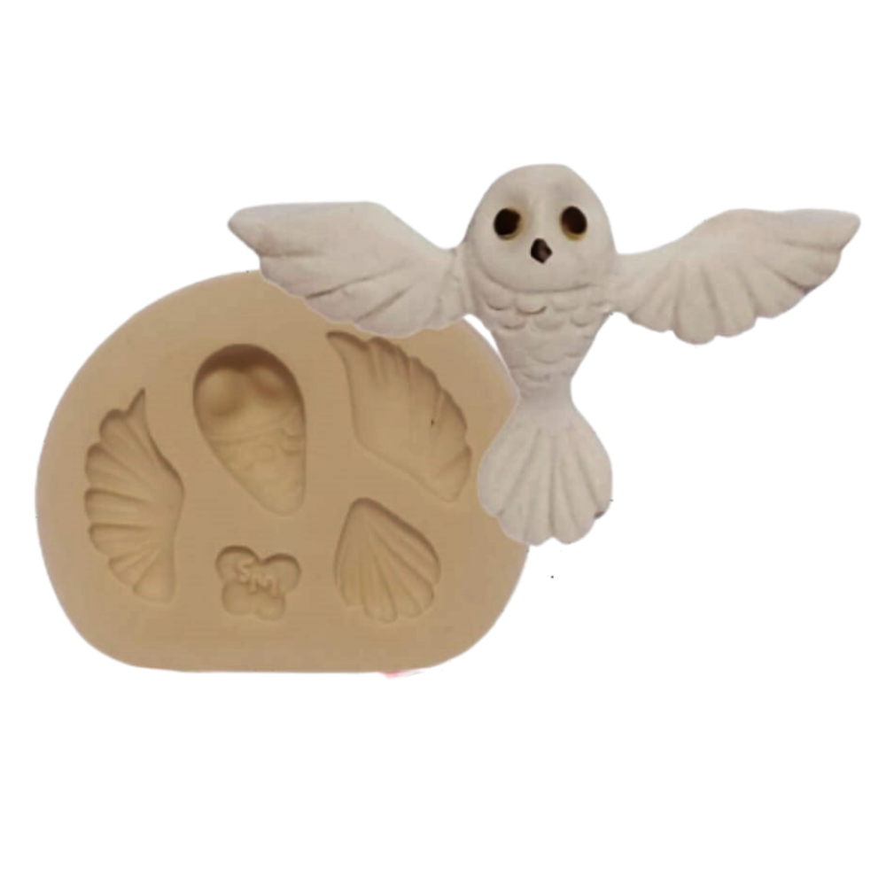 Molde de Silicone Corujinha Potter - Cód 1139
