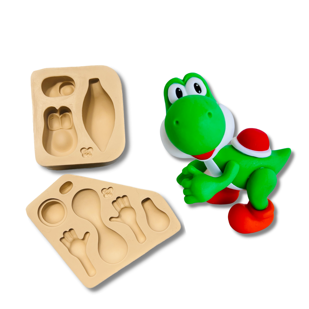 Molde de Silicone Dino Bross - Cód 1245