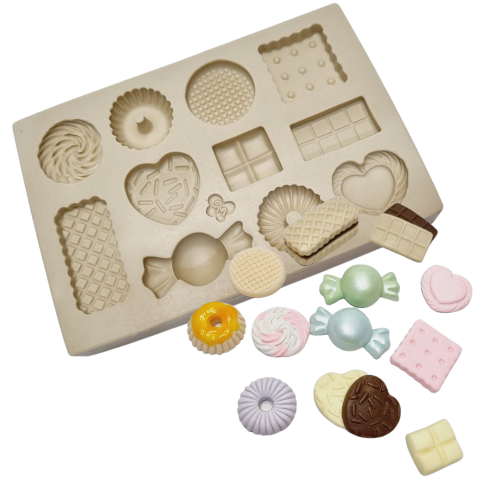 Molde de Silicone Doçuras Paixão - Cód 1216