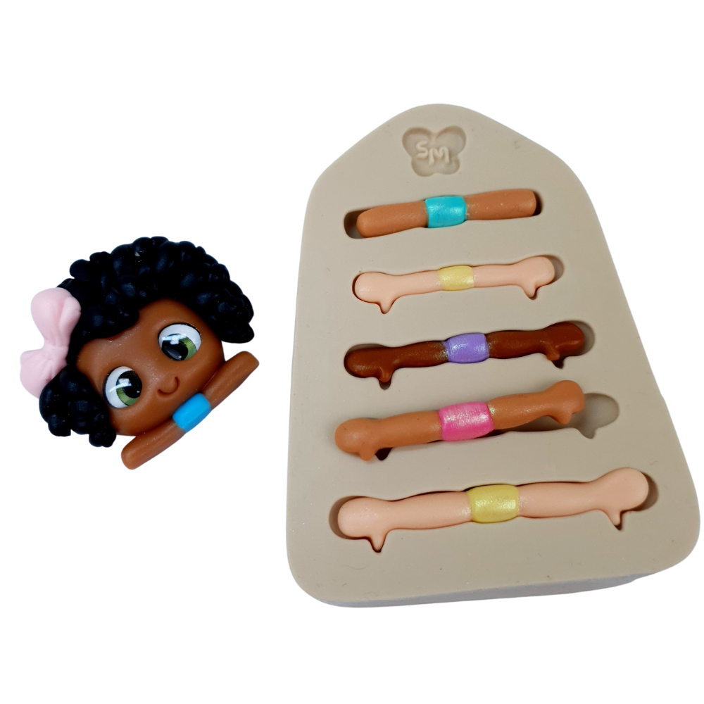 Molde de Silicone Fabrica de Apliques - Braços Abertos