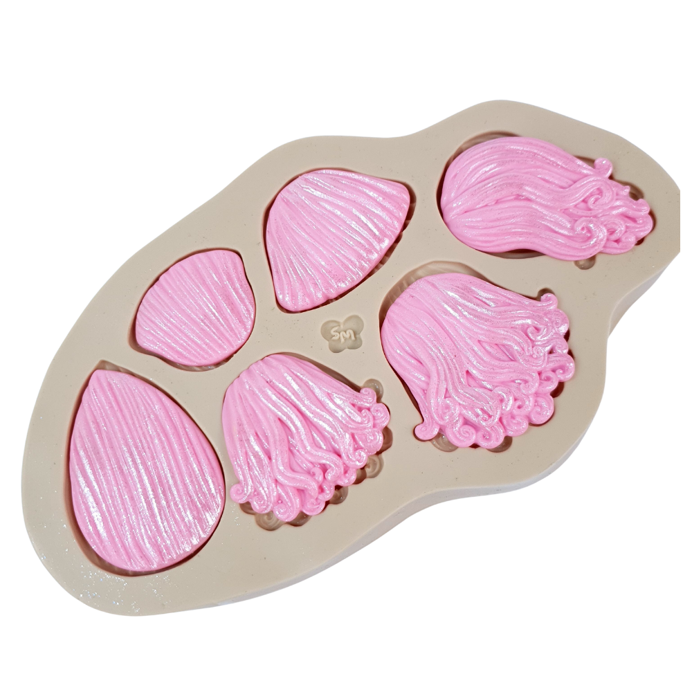 Molde de Silicone Fabrica de Cabelos 2 - Cód 955