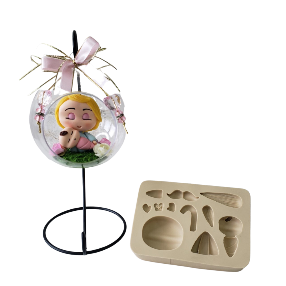 Molde de Silicone Família Universal - Cód 959