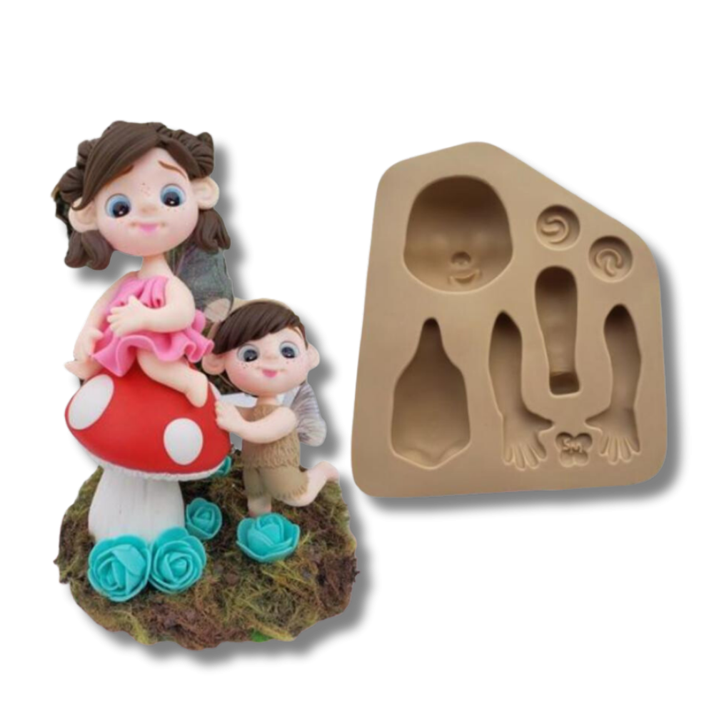 Molde de Silicone Gabi Orelhinha Universal