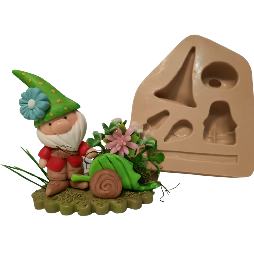 Molde de Silicone Gnomo
