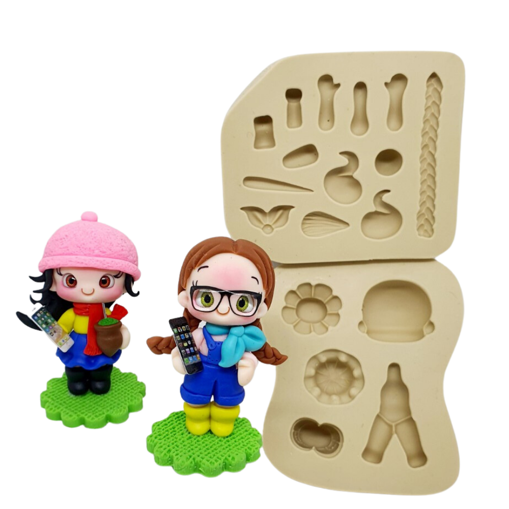 Molde de Silicone Guria Fashion