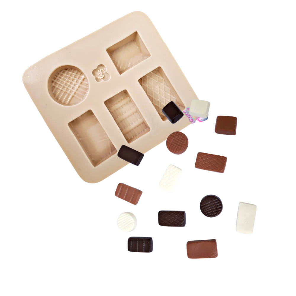 Molde de Silicone Kit Bombons Barrinha