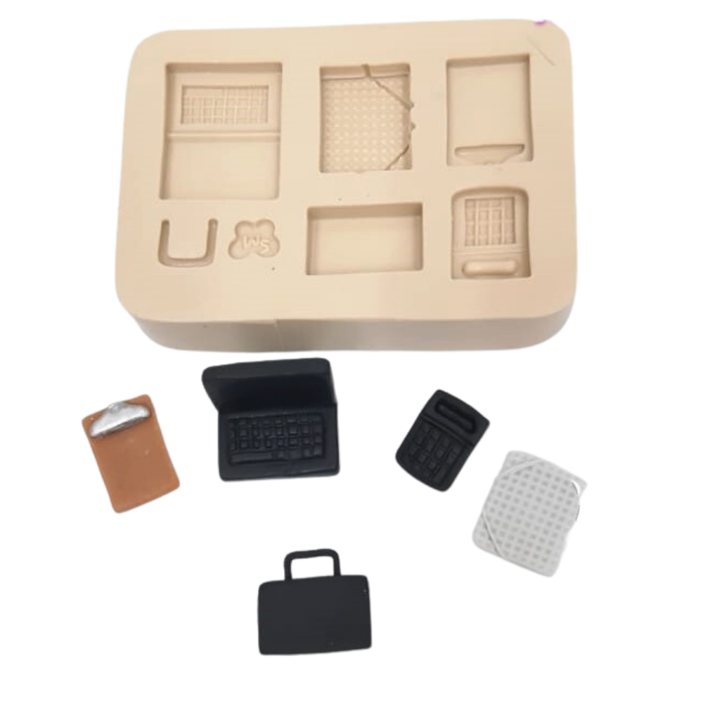 Molde de Silicone Kit Profissões Modelo 1 - Cód 724