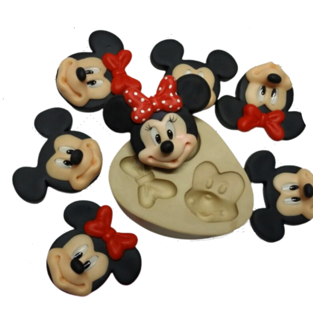 Molde de silicone - Kit Ratinho/Ratinha G - cód 121
