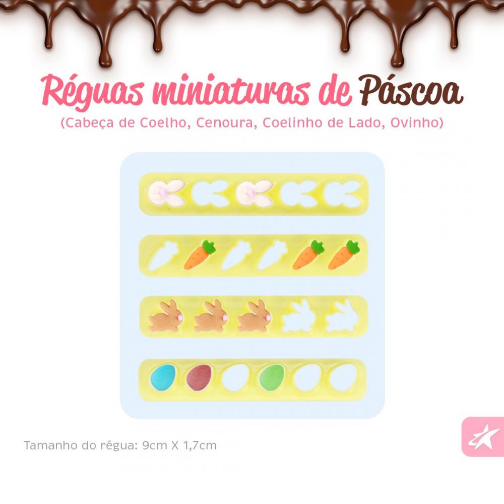 Kit Réguas Miniaturas Páscoa