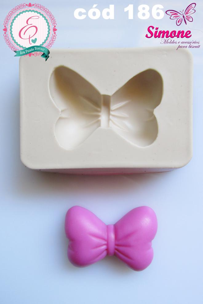 Molde de silicone - Laço GG Paixão cod 186