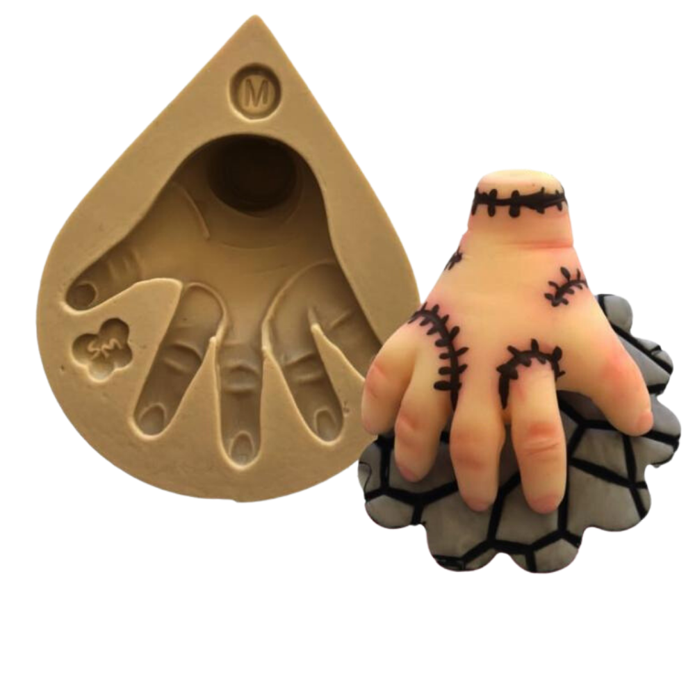 Molde de Silicone Mãozinha - M - Cód 1239