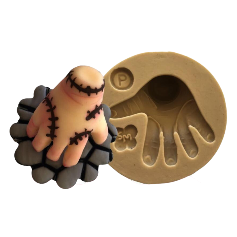 Molde de Silicone Mãozinha - P - Cód 1238
