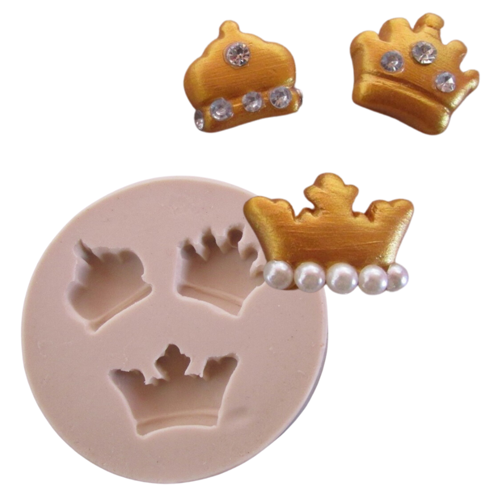 Molde de silicone - Mini coroas cód 120