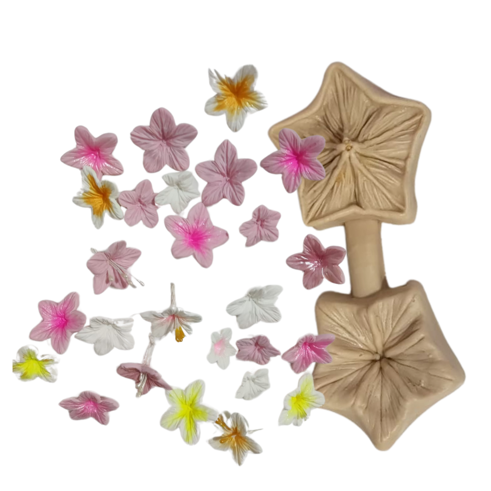 Molde frisador flor estrela - cód 1454