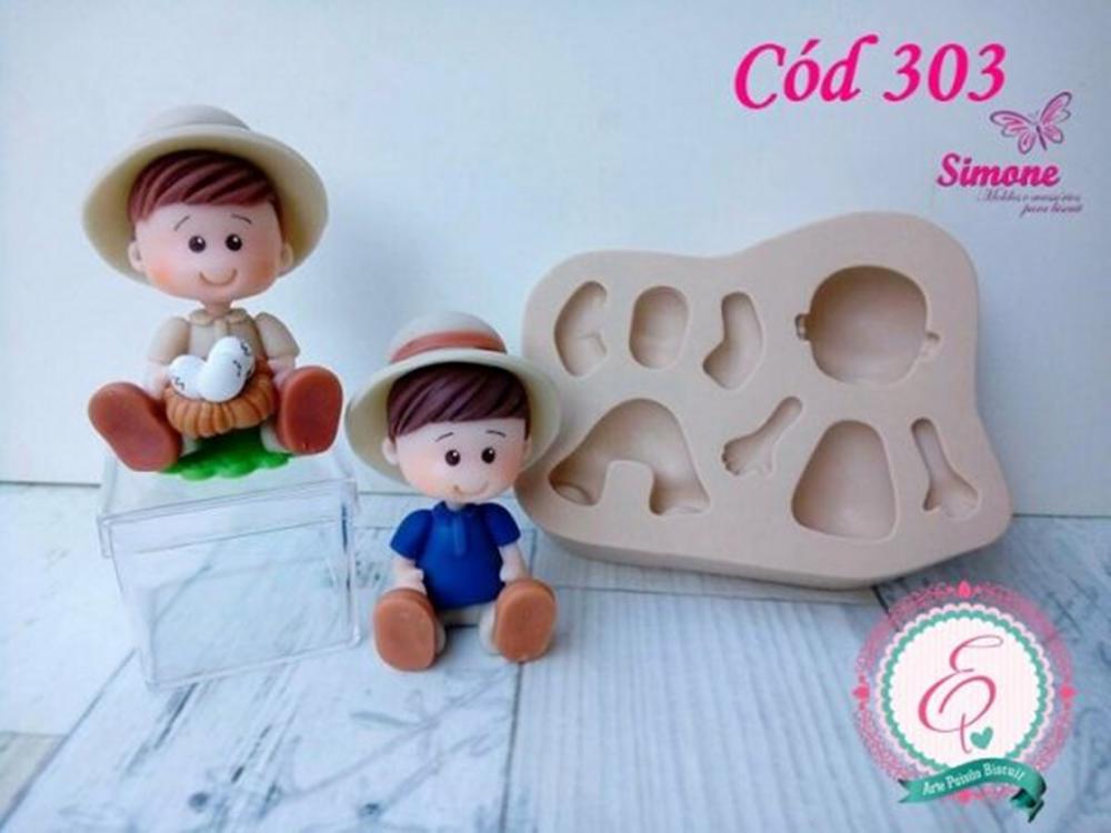 Molde de silicone Mundo mágico Paixão - cód 303
