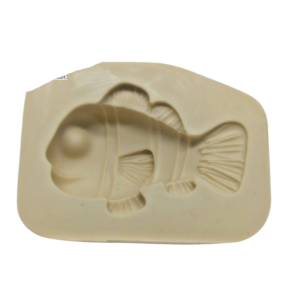 Molde de Silicone Mundo Marinho G2 / Peixe N - Cód 423