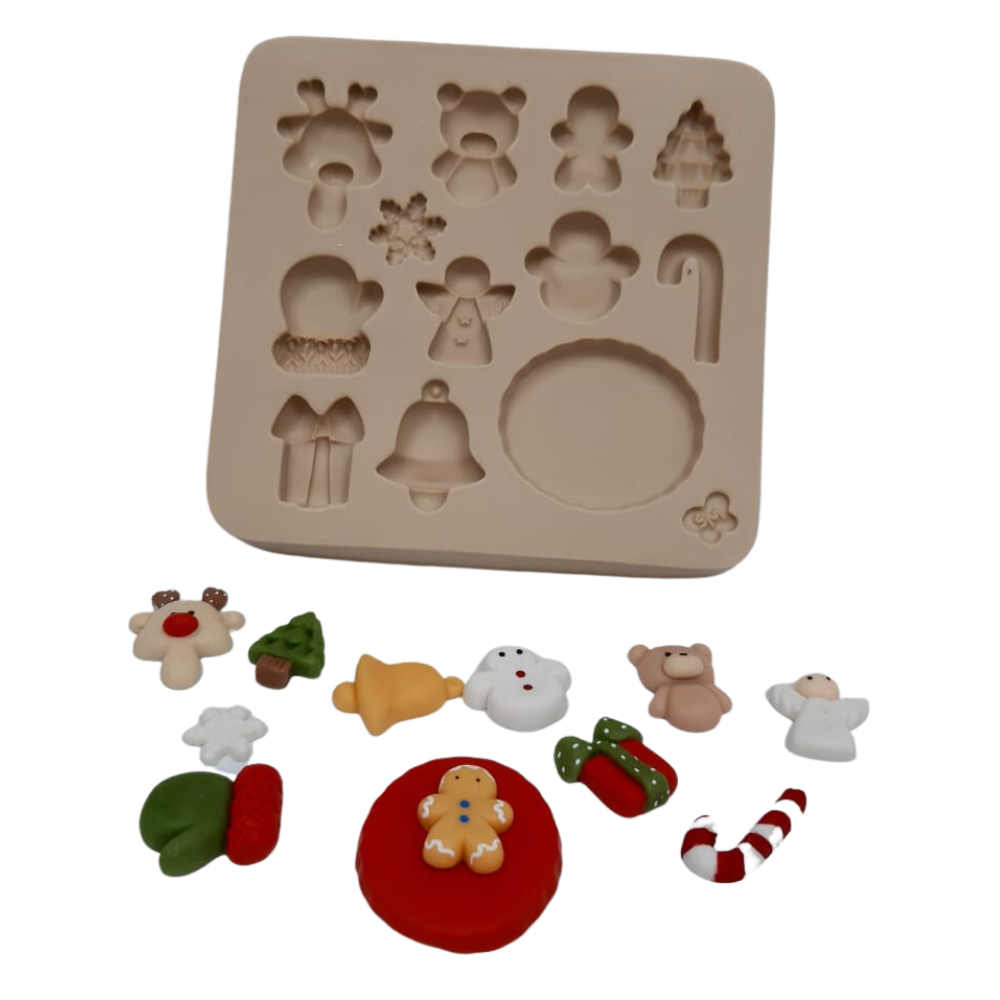 Molde de Silicone My Christmas - Cód 945