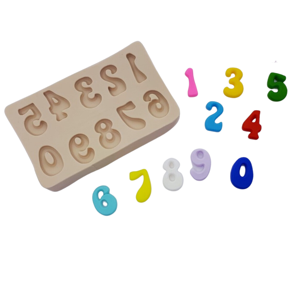 Molde de Silicone Números PP - Cód 473