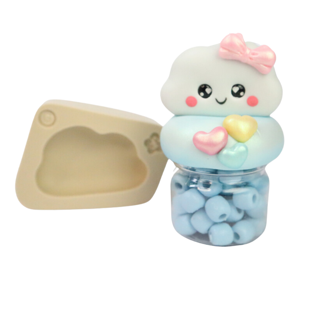 Molde de Silicone Nuvem Kawai - G - Cód 1061