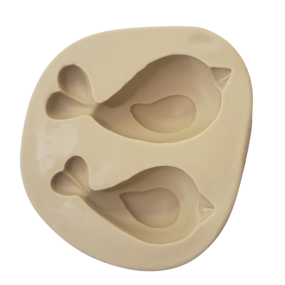 Molde de Silicone - Passarinhos fofinhos Cód 059