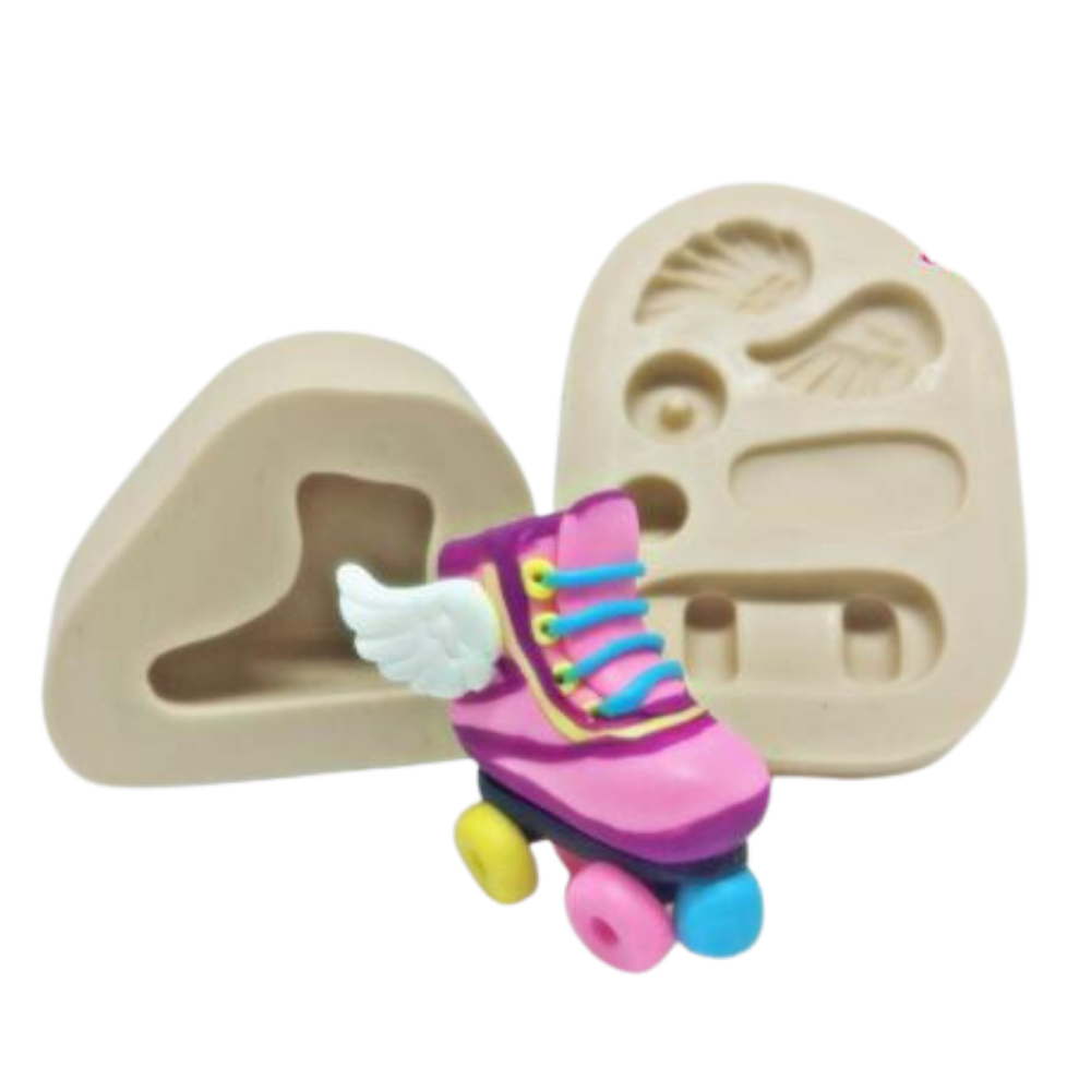 Molde de Silicone Patins Mágico - cód 396