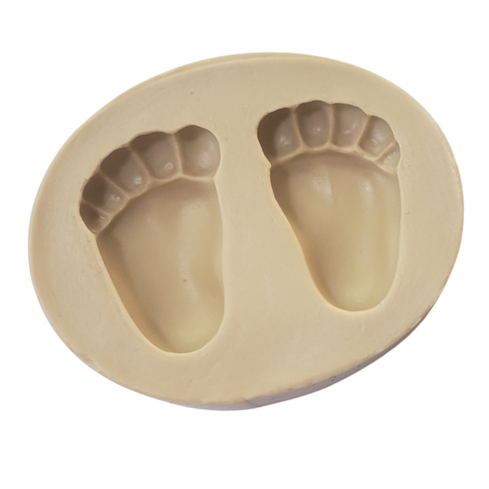 Molde de Silicone Pé P - Cód 038