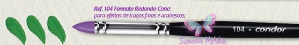 Pincel modelador Nº 104 Condor
