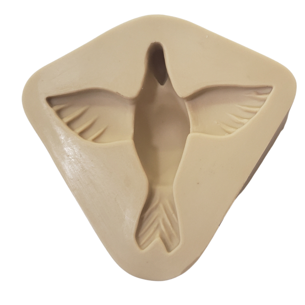 Molde de Silicone Pomba Divino M - Cód 036