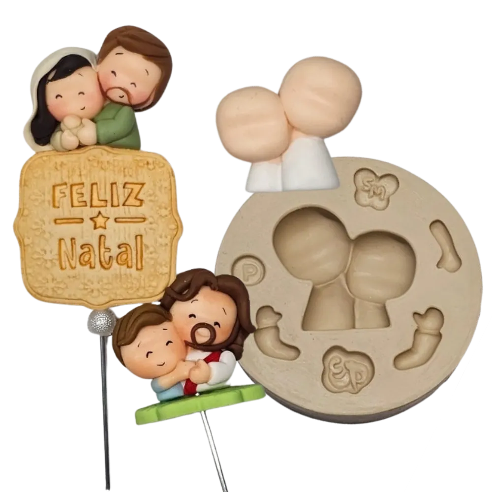 Molde de Silicone Agarradinhos Paixão P - Cód 2335