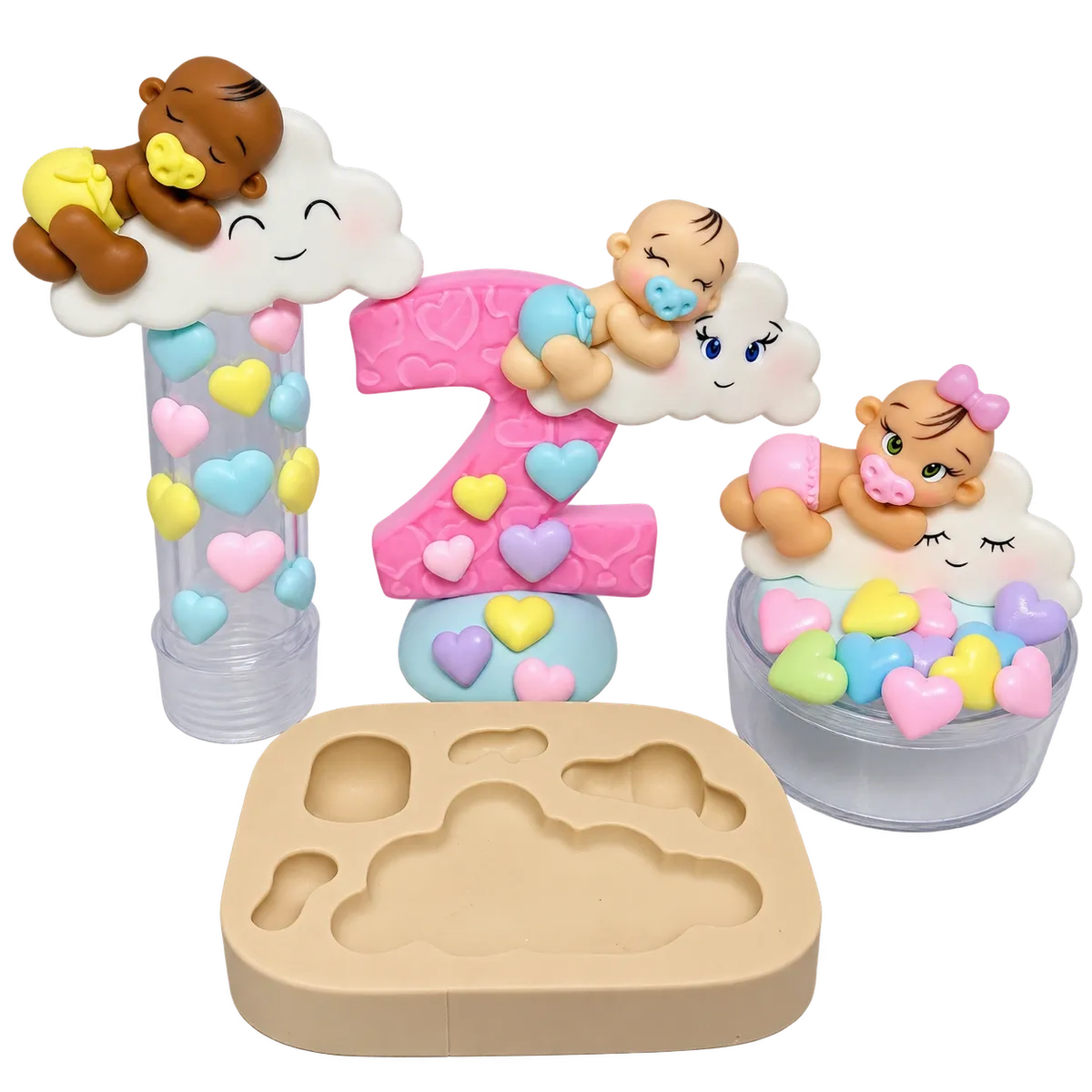 Molde de Silicone Baby Sonho - Cód 398
