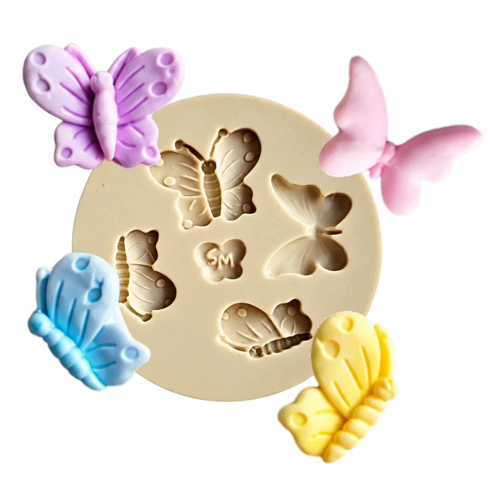 Molde de Silicone Borboletinhas - Cód 1733