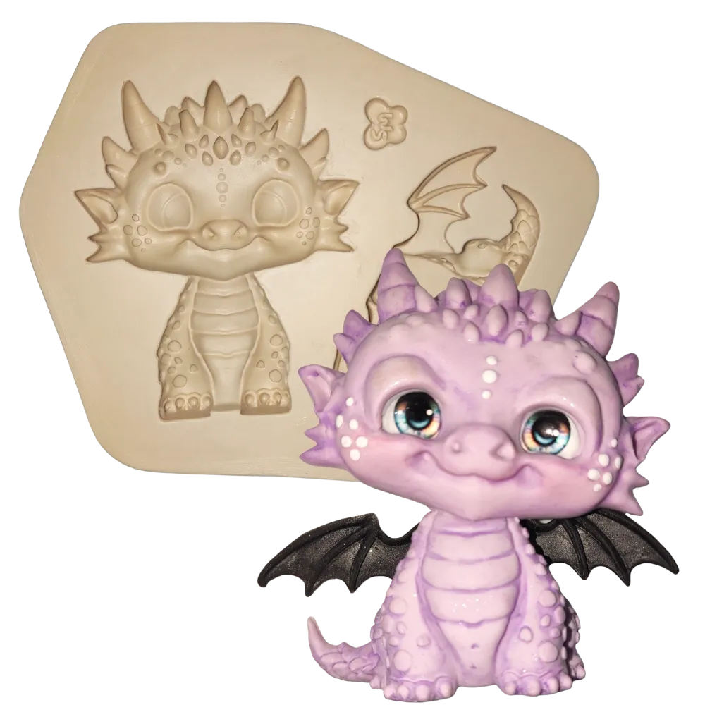 Molde de Silicone Dragão Cut - Cód 2402