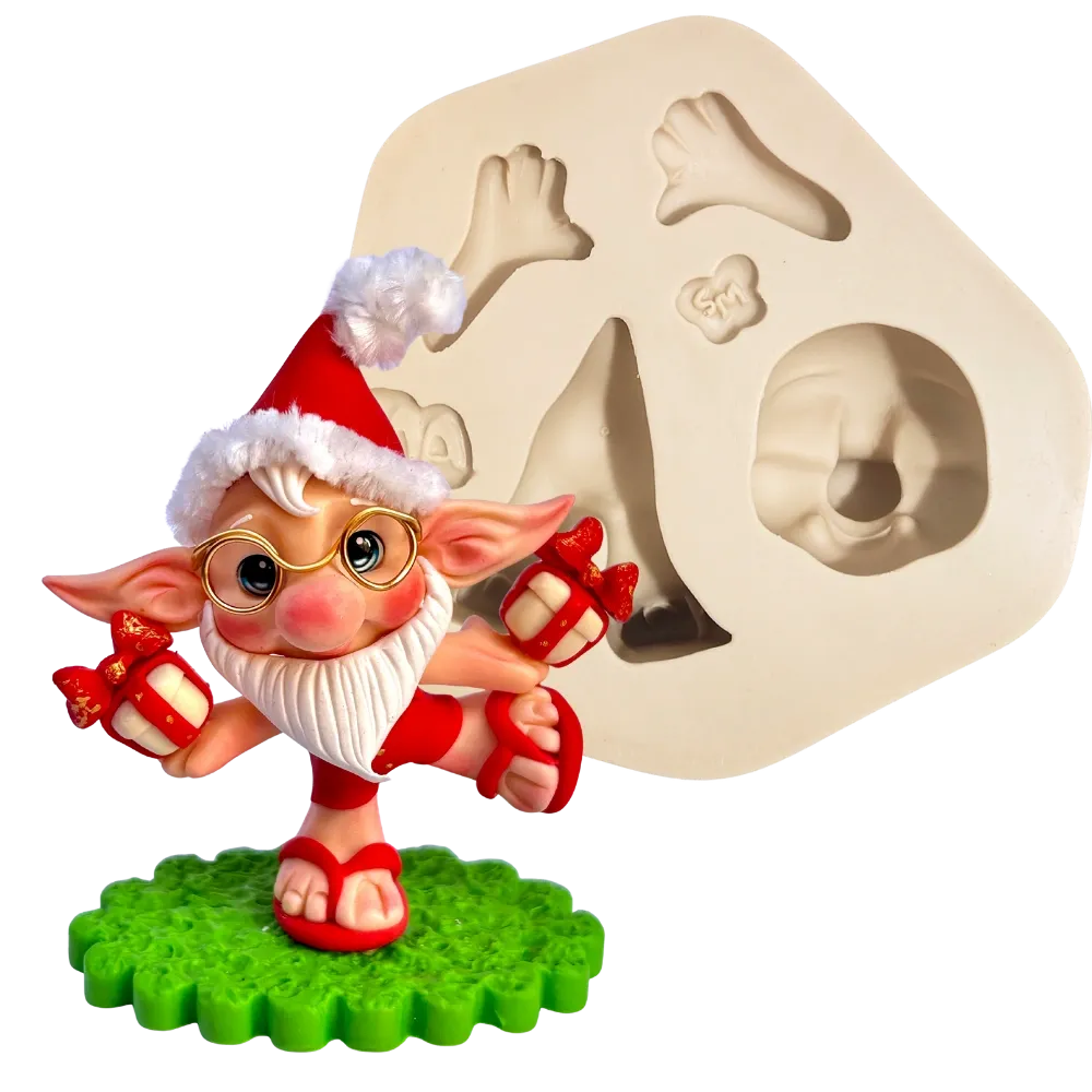 Molde de Silicone Gnomito - Cód 2371