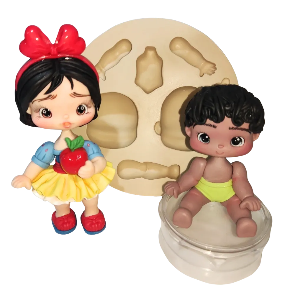 Molde de Silicone Gorduchinhos - Cód 2394