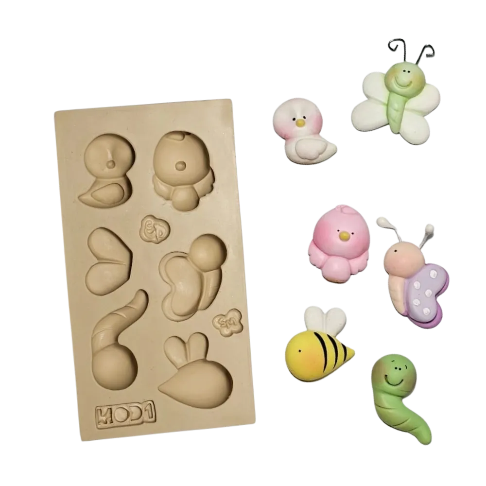 Molde de Silicone Jardim Paixão Modelo 1 - Cód 2340