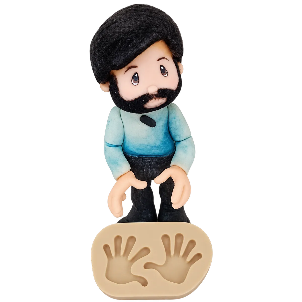 Molde de Silicone Mãos - Cód 474