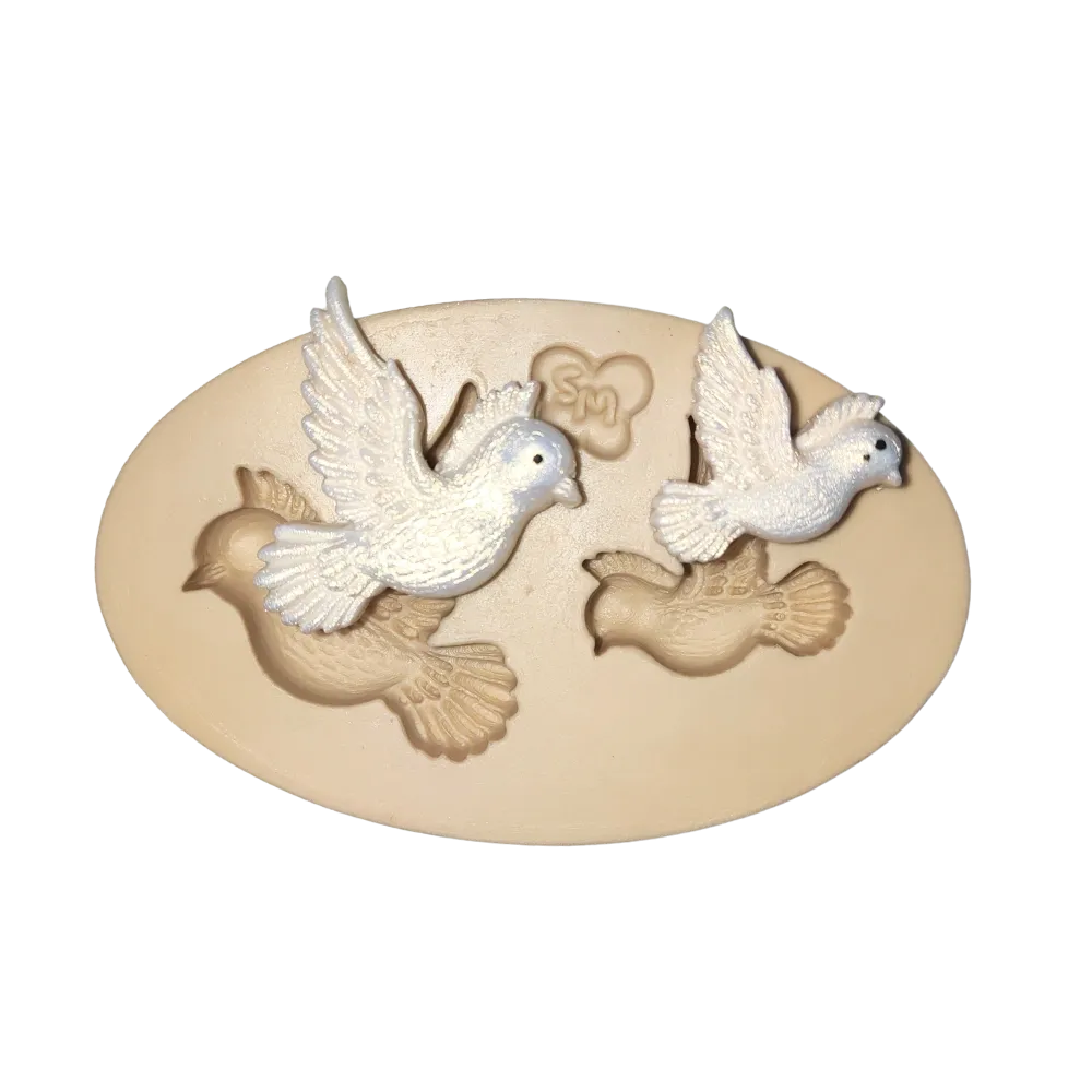 Molde de Silicone Mini Pombinhas - Cód 2387