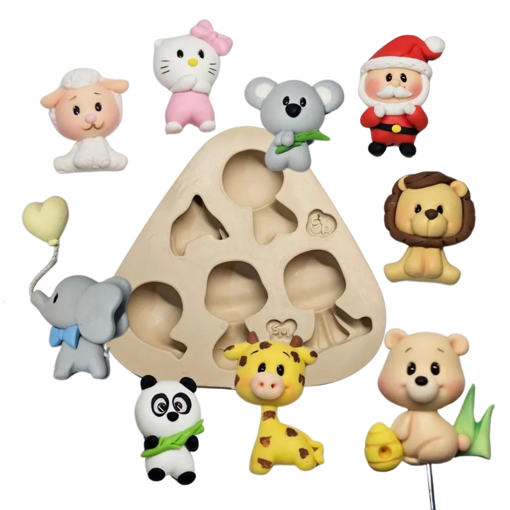 Molde de Silicone Miudinhos Paixão - Cód 2349