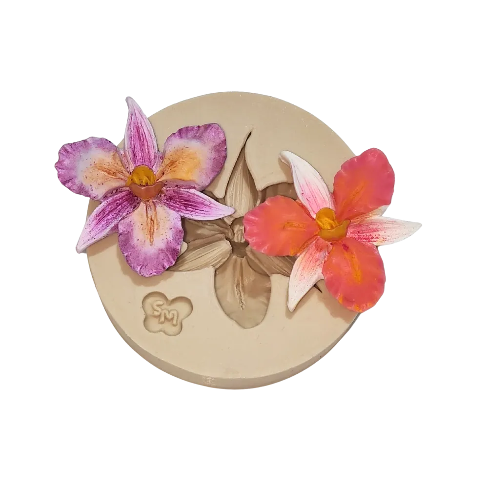 Molde de Silicone Orquídea - Cód 2380