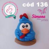 Molde de silicone - Galinha no ninho cód 136