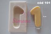 Molde de Silicone Número 1 GG - Cód 101