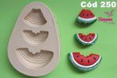 Molde de silicone Trio de melancias chanfradas - cód 250