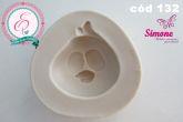 Molde de silicone - Cabeça Pintinho cód 132