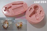 Molde de Silicone Menino Jesus na Manjedoura - Cód 054