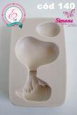 Molde de silicone - Snopaixão cód 140